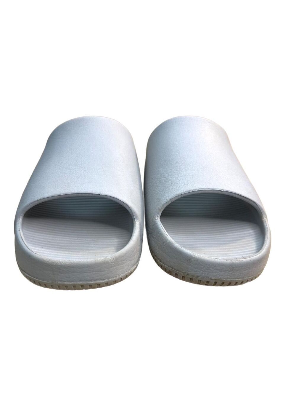 Nike Calm Slides Womens Size 8- Wolf Grey Photon Dust - Picture 2 of 5